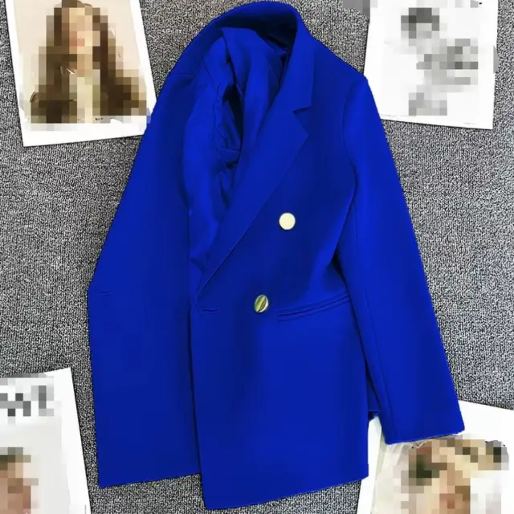 New Fashion Women Blazers Elegant Korean Casual Solid Jacket with Long Office Lady Jacket Outerwear Clothes