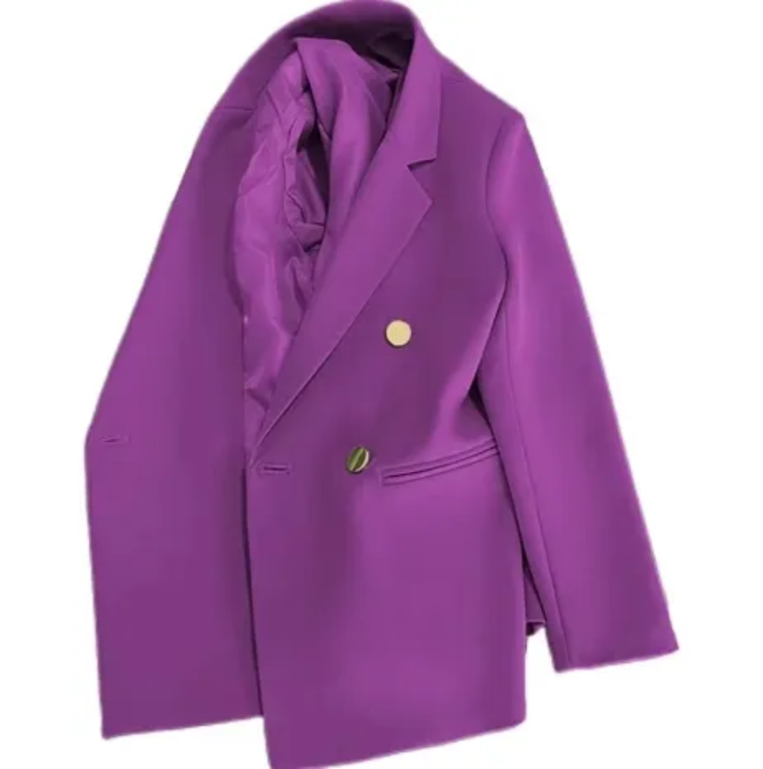 New Fashion Women Blazers Elegant Korean Casual Solid Jacket with Long Office Lady Jacket Outerwear Clothes