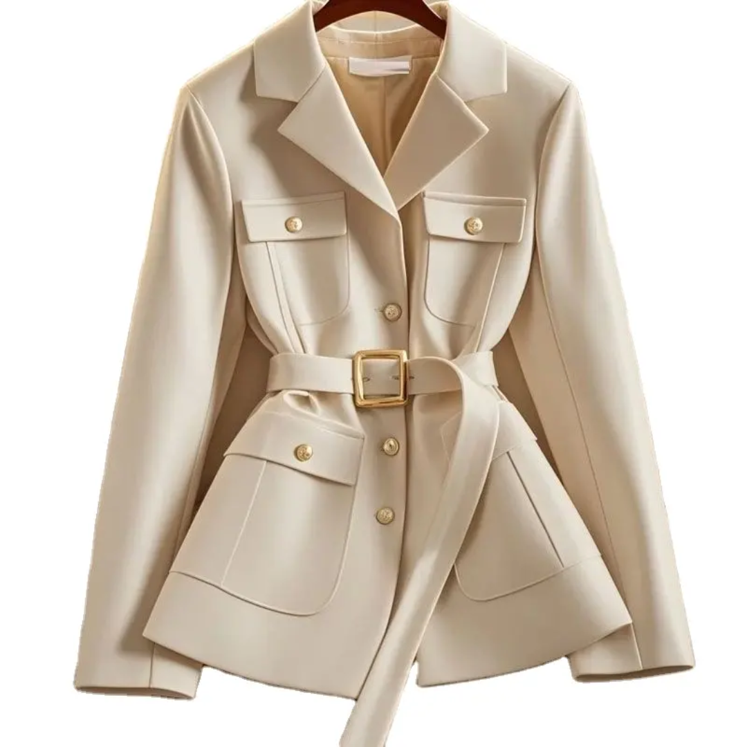 2025 New Cinched-Waist Suit Woman Jacket Casual Versatile Fashionable Unique And Elegant Suit Coat For Ladies