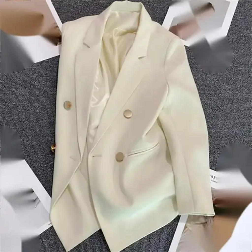 New Fashion Women Blazers Elegant Korean Casual Solid Jacket with Long Office Lady Jacket Outerwear Clothes