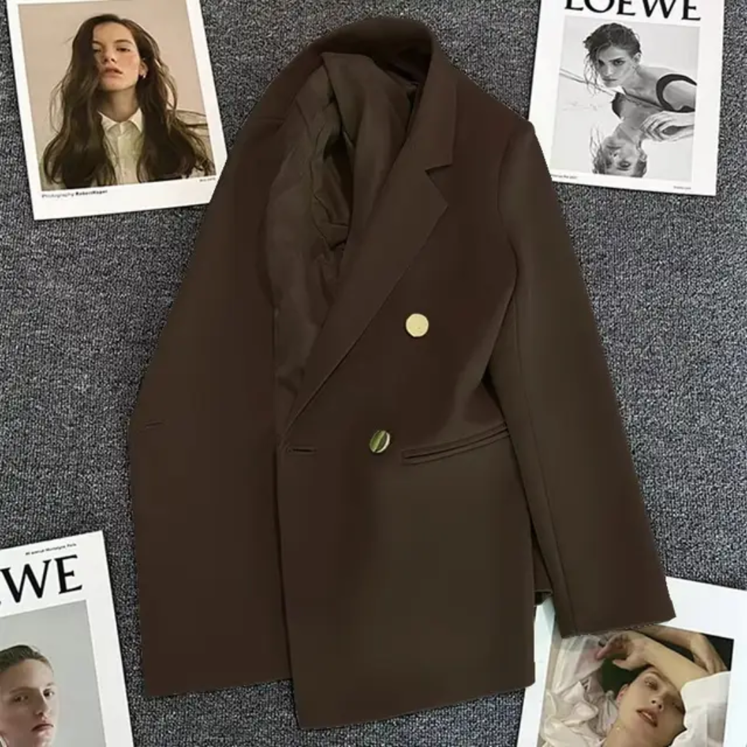 New Fashion Women Blazers Elegant Korean Casual Solid Jacket with Long Office Lady Jacket Outerwear Clothes