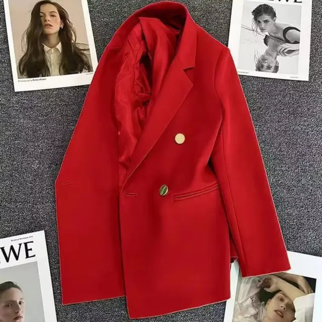 New Fashion Women Blazers Elegant Korean Casual Solid Jacket with Long Office Lady Jacket Outerwear Clothes
