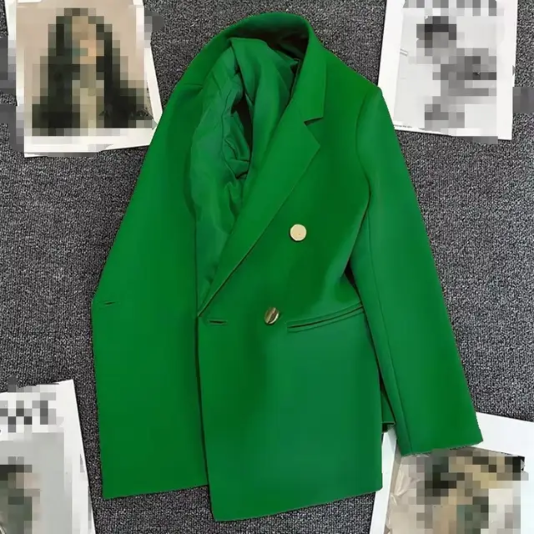 New Fashion Women Blazers Elegant Korean Casual Solid Jacket with Long Office Lady Jacket Outerwear Clothes