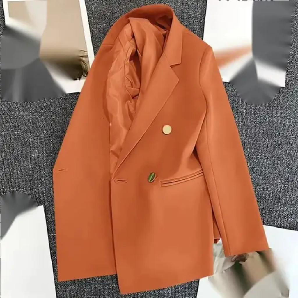 New Fashion Women Blazers Elegant Korean Casual Solid Jacket with Long Office Lady Jacket Outerwear Clothes