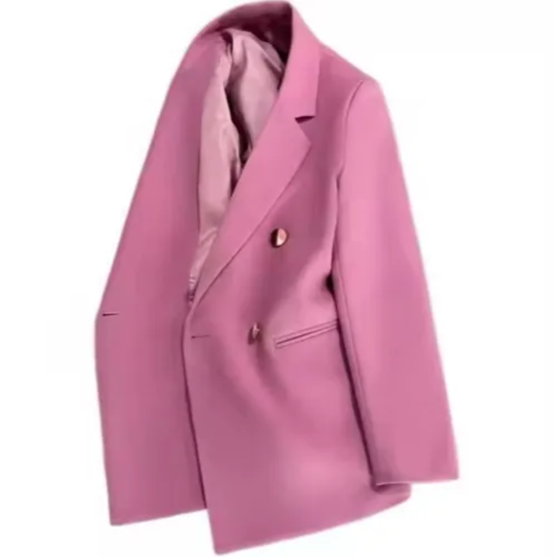 New Fashion Women Blazers Elegant Korean Casual Solid Jacket with Long Office Lady Jacket Outerwear Clothes
