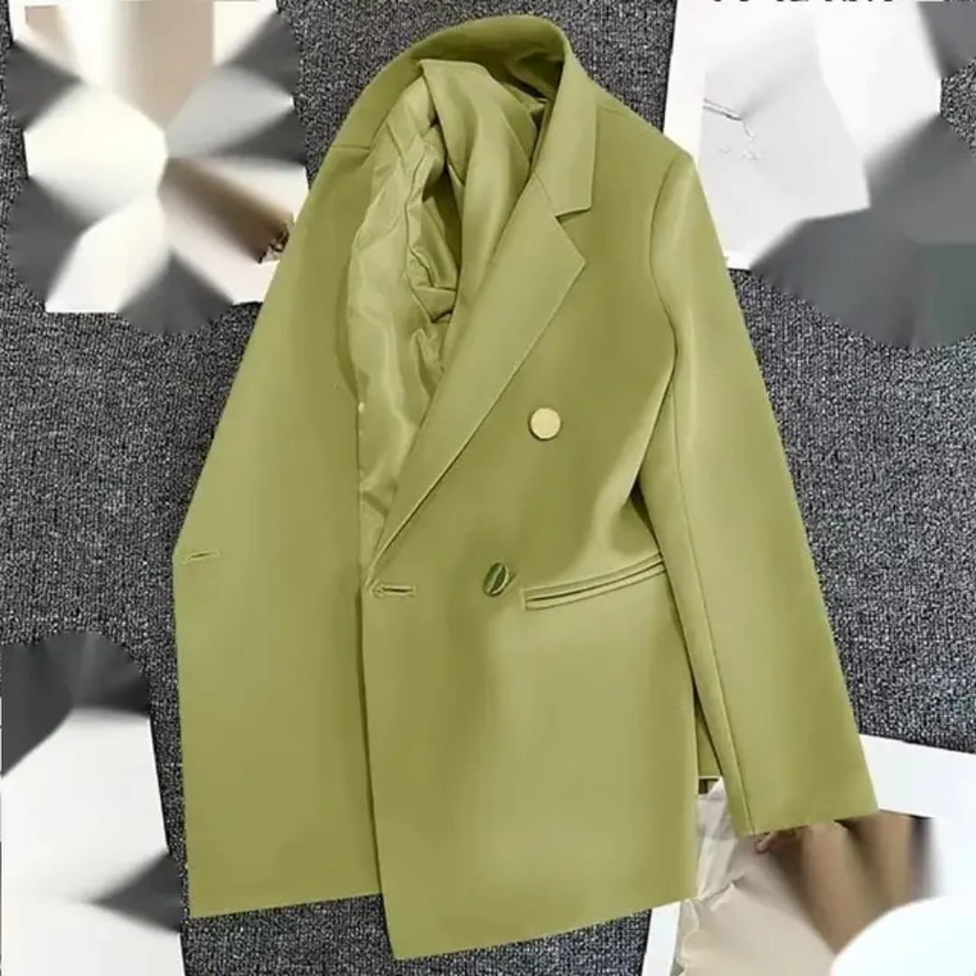 New Fashion Women Blazers Elegant Korean Casual Solid Jacket with Long Office Lady Jacket Outerwear Clothes
