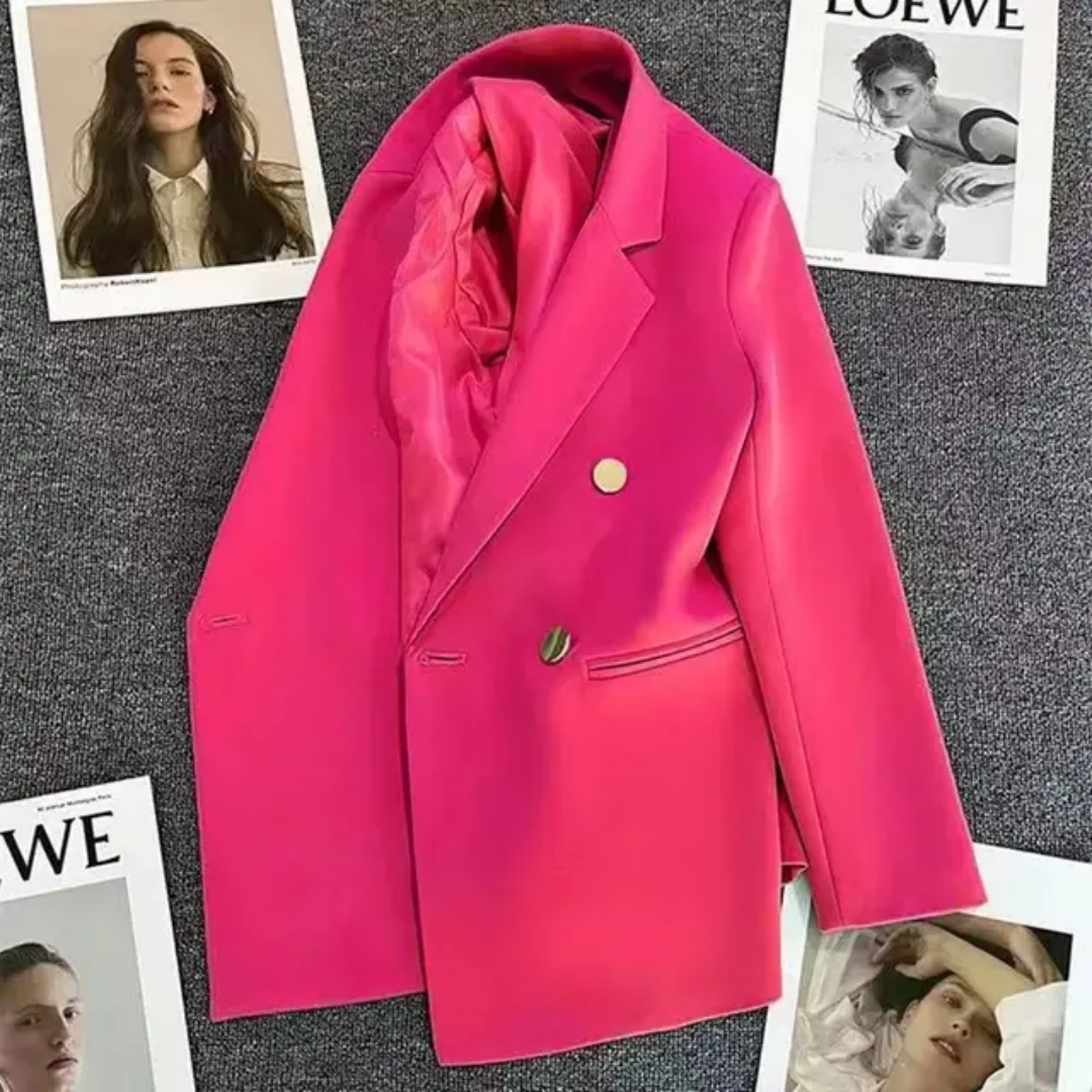 New Fashion Women Blazers Elegant Korean Casual Solid Jacket with Long Office Lady Jacket Outerwear Clothes
