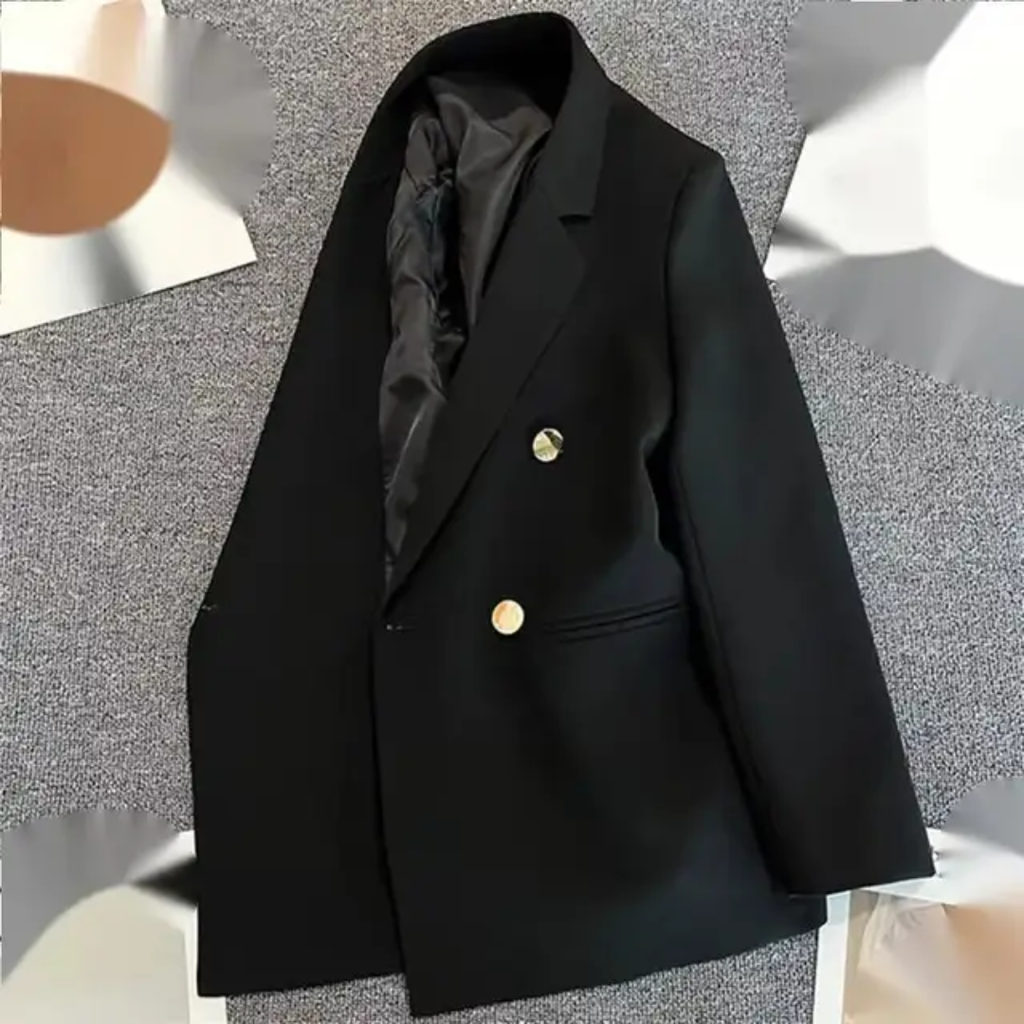 New Fashion Women Blazers Elegant Korean Casual Solid Jacket with Long Office Lady Jacket Outerwear Clothes