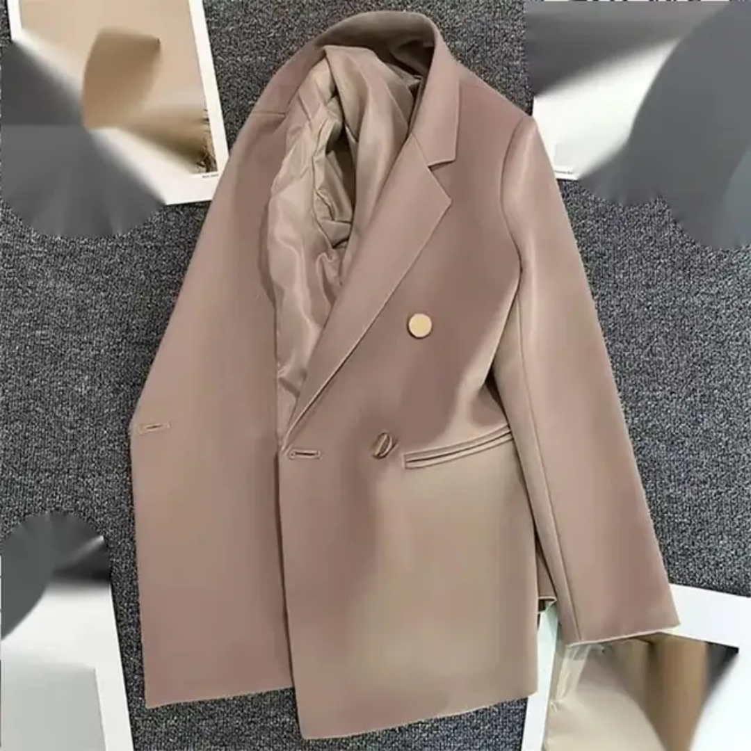 New Fashion Women Blazers Elegant Korean Casual Solid Jacket with Long Office Lady Jacket Outerwear Clothes