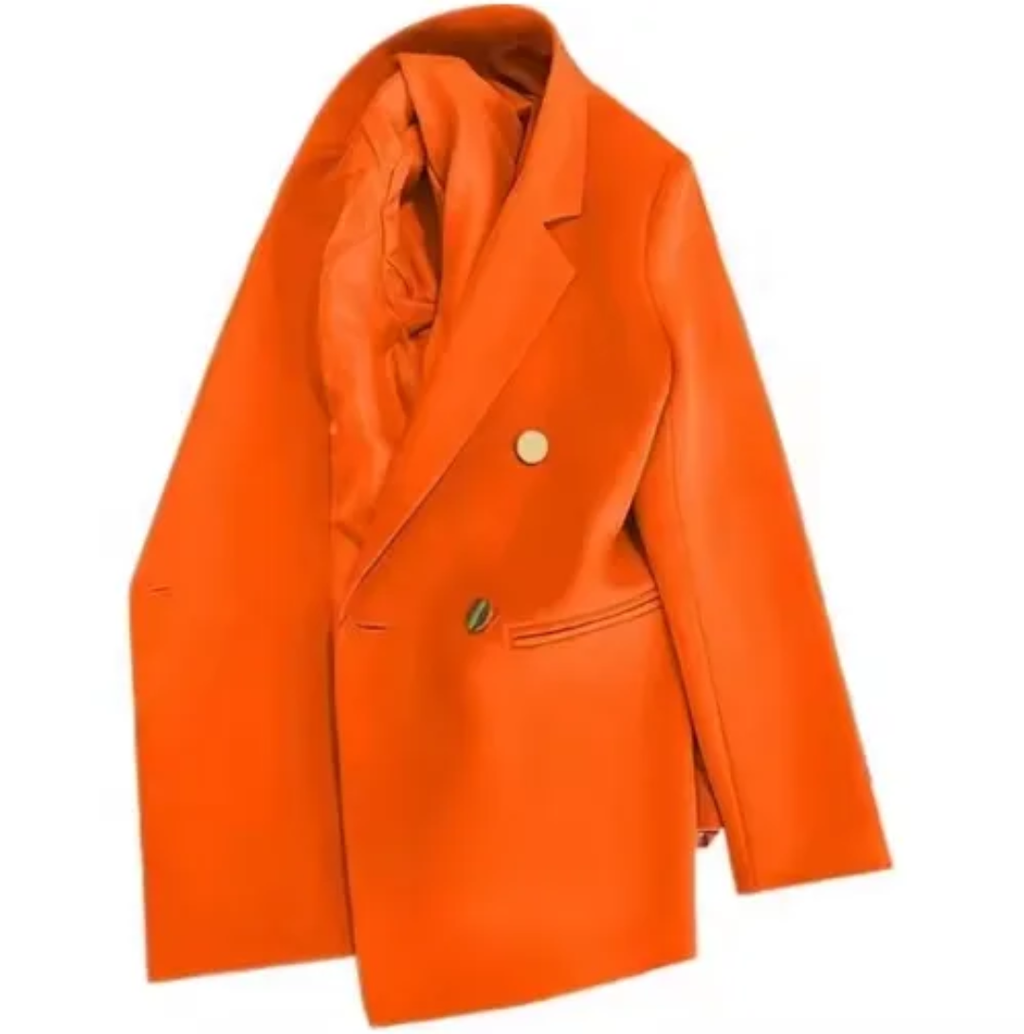 New Fashion Women Blazers Elegant Korean Casual Solid Jacket with Long Office Lady Jacket Outerwear Clothes